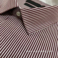 100%Cotton striped shirt with 3colors